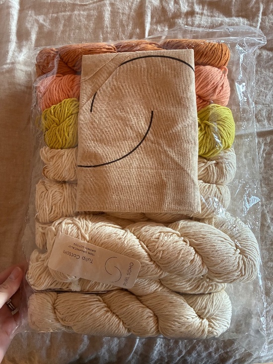 Purl Soho Other - Purl soho tulip cotton 9 yarn skeins / colorful corner blanket kit